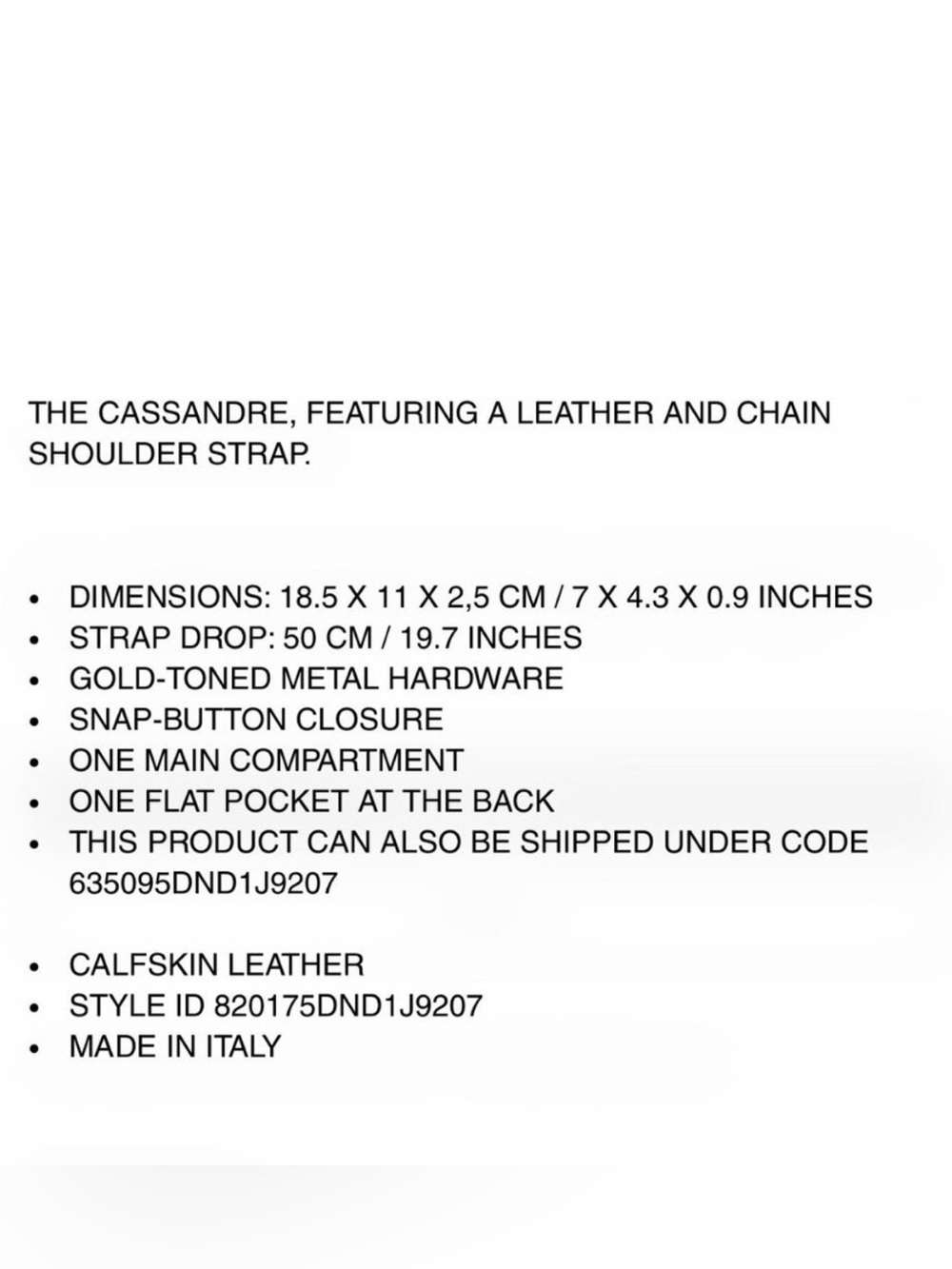 YSL Cassandre phone holder in crocodile embossed leather - Picture 7 of 7